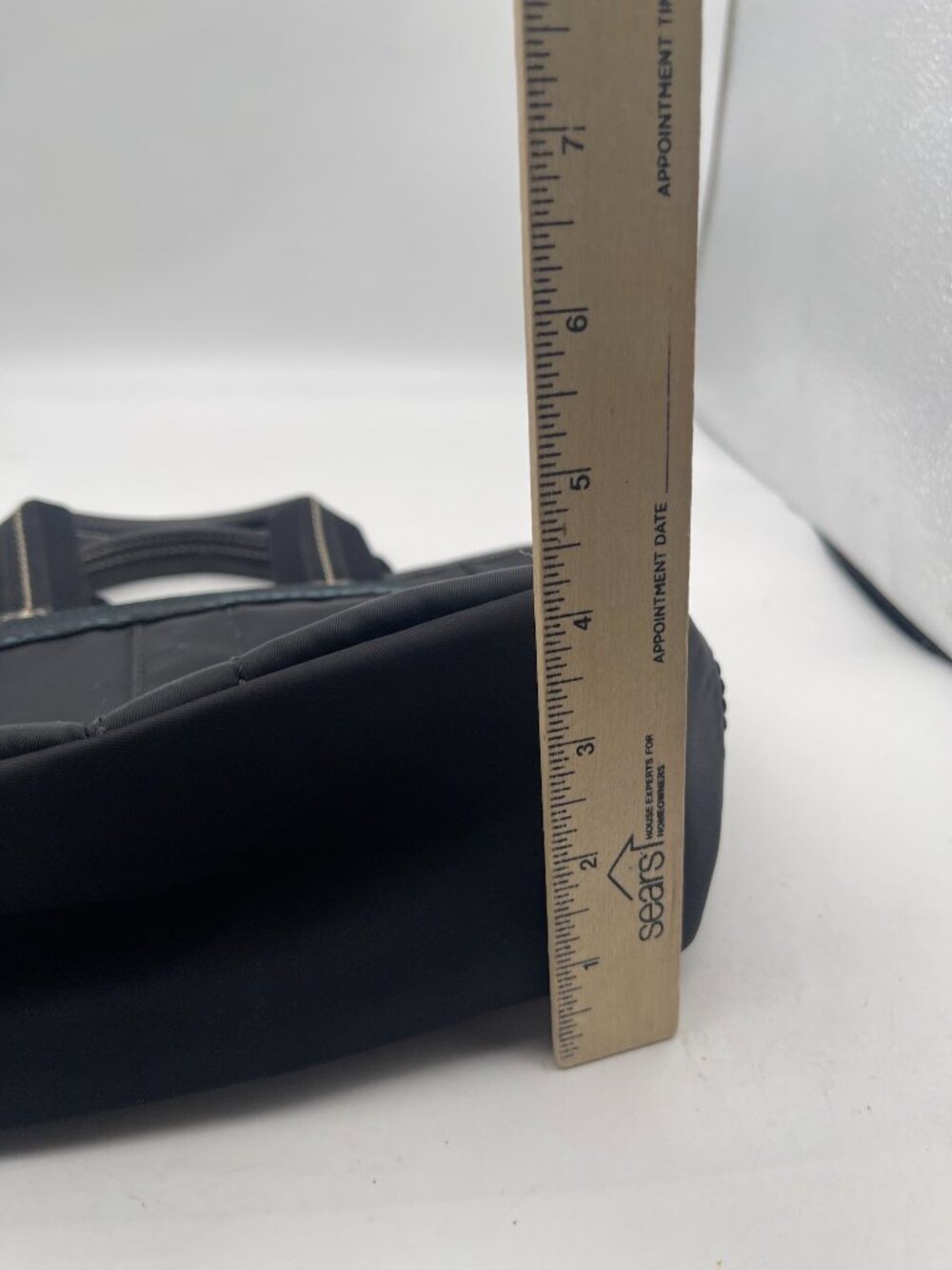 Coach Mini Hampton Tote Black Nylon Leather Accents F10694 Y2K - Picture 5 of 14